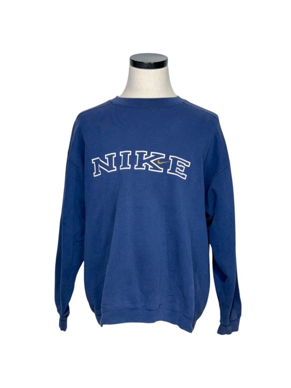 Nike 90s Vintage Blue Sweatshirt Large Made In USA Crewneck Pullover